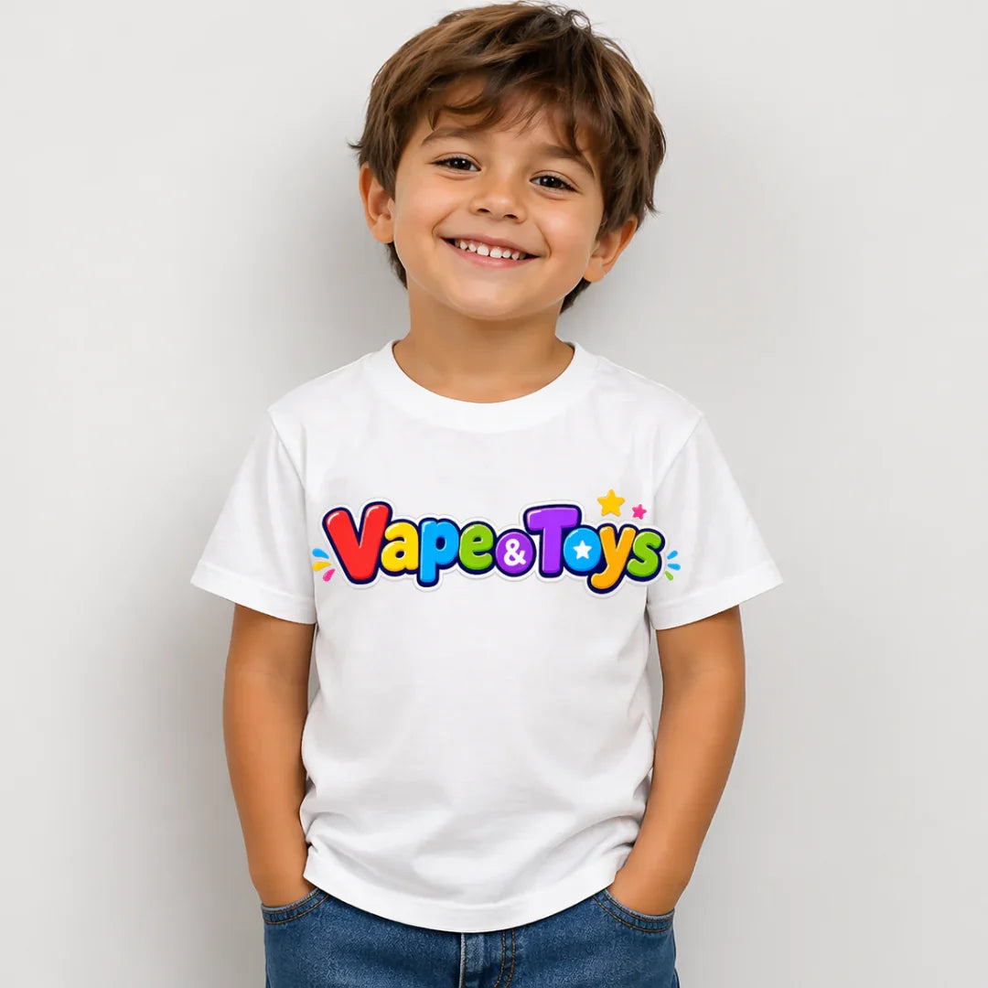 Toys Kids Graphic T-Shirt – Colorful Cartoon Print Soft Cotton Tee