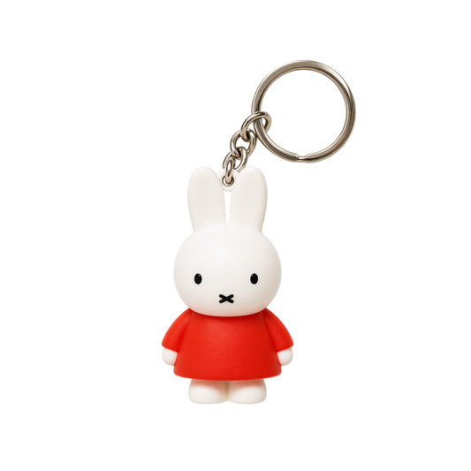 Miffy Classic Keyring – Red – 6cm Kids Character Keychain
