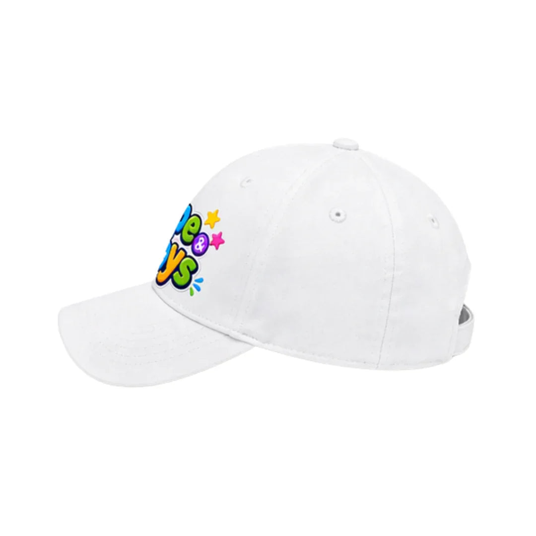 Toys Kids Baseball Cap – Adjustable Cotton Hat with Colorful Logo